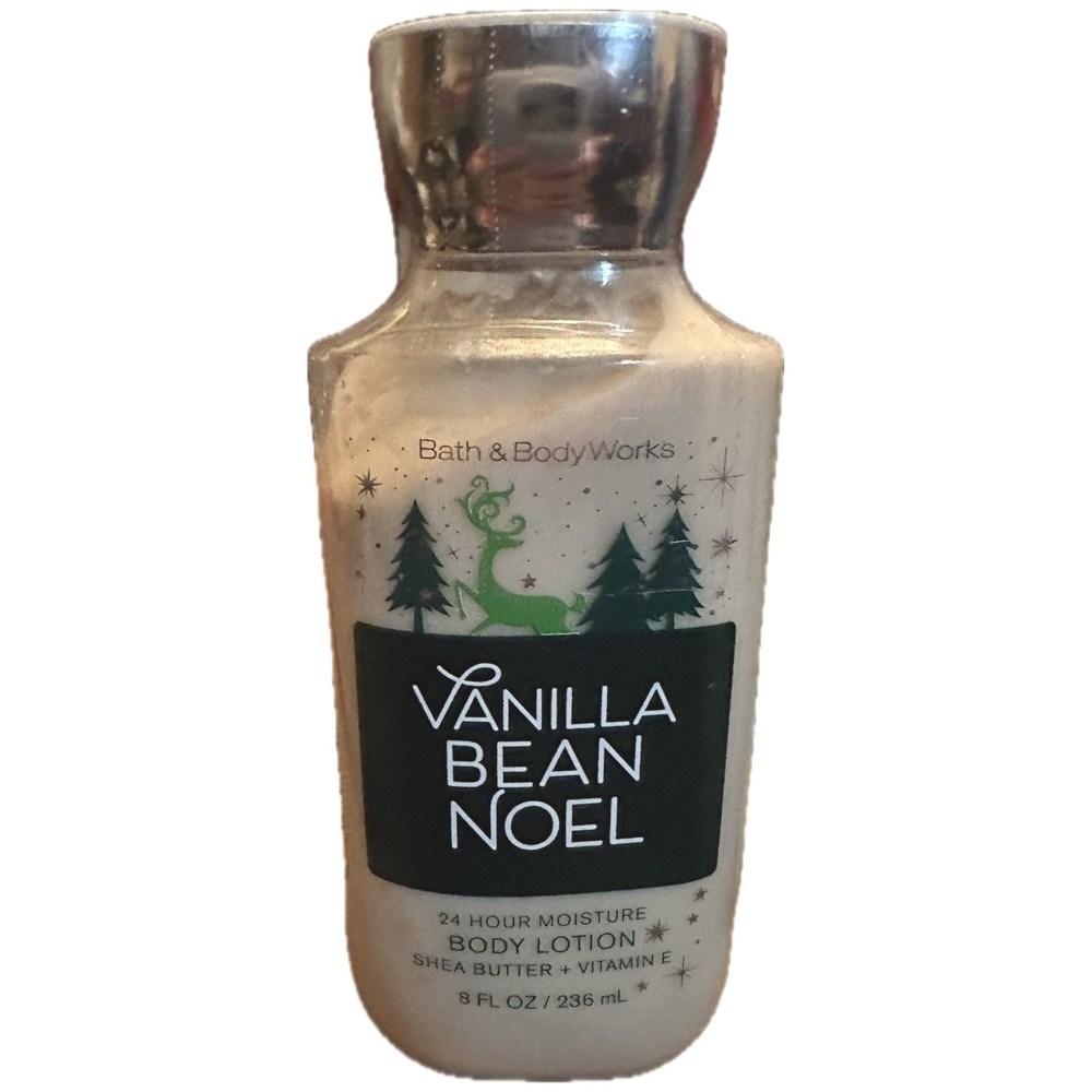 Bath & Body Works Vanilla Bean Noel Body Lotion 8 oz Shea Butter Vitamin E NEW